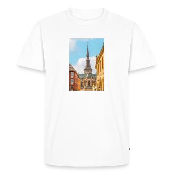 Église Sainte-Marie (Marienkirche) Osnabrück - T-shirt Premium bio Homme - blanc - Devant - Nico (187cm)