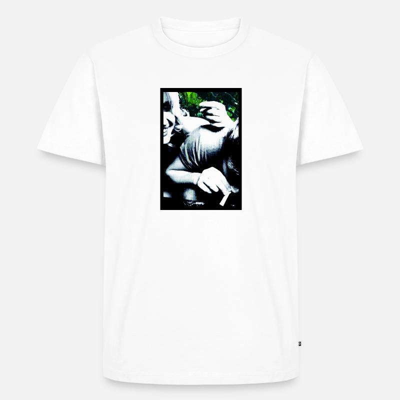 Gruppendynamik - Männer Premium Bio T-Shirt - Weiß