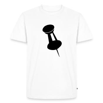 World Travel - Men's Premium Organic T-Shirt - white - Front - Nico (187cm)
