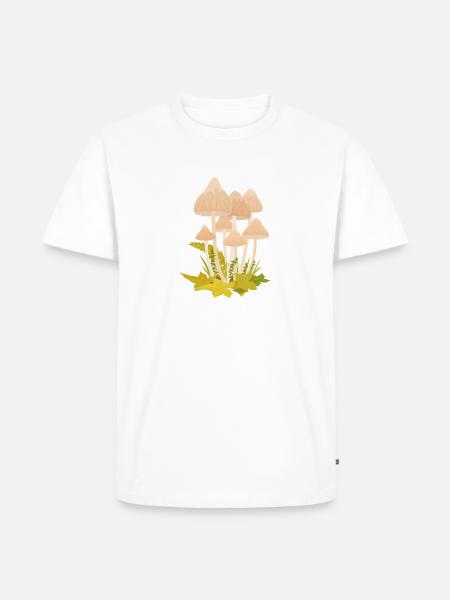Fungi - Men's Premium Organic T-Shirt - white