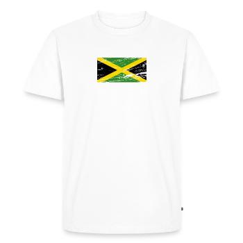 Drapeau de la Jamaïque - T-shirt Premium bio Homme - blanc - Devant - Nico (187cm)