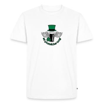 st_patricks_beer - T-shirt Premium bio Homme - blanc - Devant - Nico (187cm)