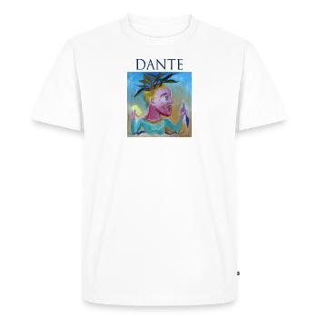 Dante Alighieri - Männer Premium Bio T-Shirt - Weiß - Vorne - Nico (187cm)