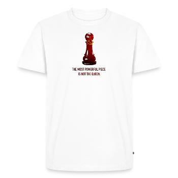 Communist Chess - Men's Premium Organic T-Shirt - white - Front - Nico (187cm)