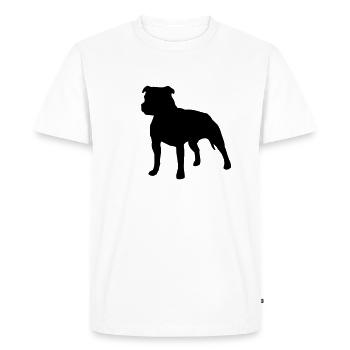staffbullv1 - T-shirt Premium bio Homme - blanc - Devant - Nico (187cm)