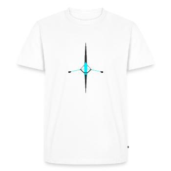 Ramer - T-shirt Premium bio Homme - blanc - Devant - Nico (187cm)