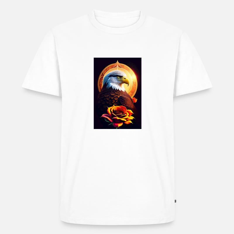 AIGLE OPTIMISTE - T-shirt Premium bio Homme - blanc