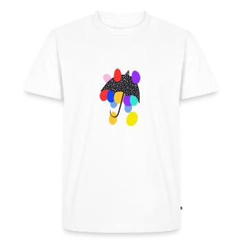 Fantasy umbrella. - Men's Premium Organic T-Shirt - white - Front - Nico (187cm)