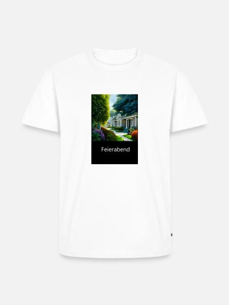 Endlich Feierabend - Männer Premium Bio T-Shirt - Weiß