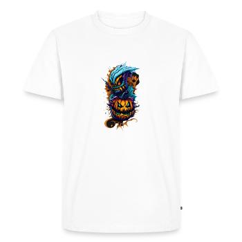 Monstre Helloween - T-shirt Premium bio Homme - blanc - Devant - Nico (187cm)