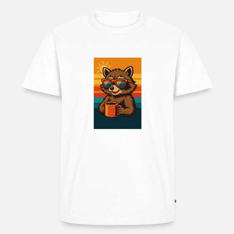 7BEBC6A3 71D8 4112 8DC4 B19ECED59D22 - Männer Premium Bio T-Shirt - Weiß