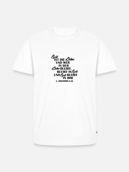 gott ist liebe - Männer Premium Bio T-Shirt -