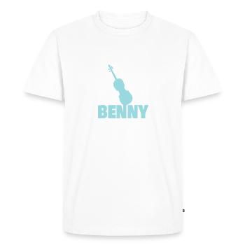 Cadeau pour Benny - T-shirt Premium bio Homme - blanc - Devant - Nico (187cm)