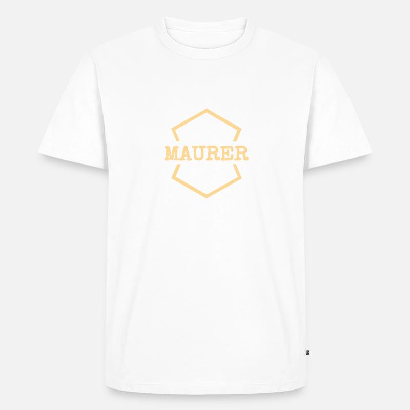 Bricklayer as work - Men's Premium Organic T-Shirt - undefined