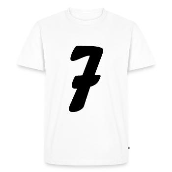 7 - T-shirt Premium bio Homme - blanc - Devant - Nico (187cm)