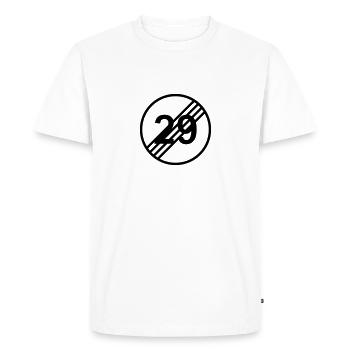 30 Birthday - Men's Premium Organic T-Shirt - white - Front - Nico (187cm)