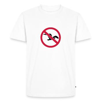 Goéland mouette - T-shirt Premium bio Homme - blanc - Devant - Nico (187cm)