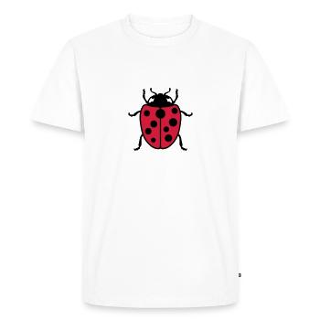Coccinelle - T-shirt Premium bio Homme - blanc - Devant - Nico (187cm)