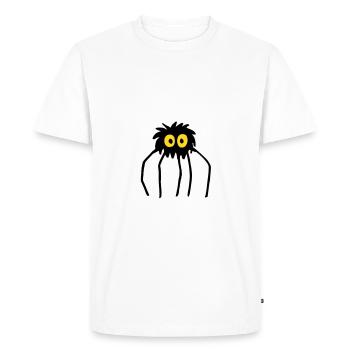 Krabbelchen - T-shirt Premium bio Homme - blanc - Devant - Nico (187cm)