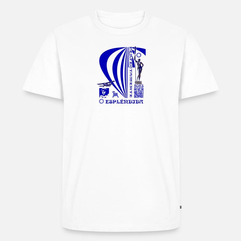 Herrlich perfekt. Blau. - Männer Premium Bio T-Shirt - undefined