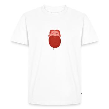 IOTA | Cryptomonnaie | Crypto | David Sonstebo - T-shirt Premium bio Homme - blanc - Devant - Nico (187cm)
