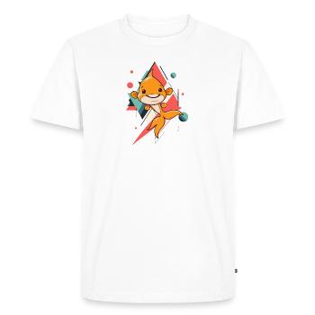 Fish Fish Fish - Men's Premium Organic T-Shirt - white - Front - Nico (187cm)