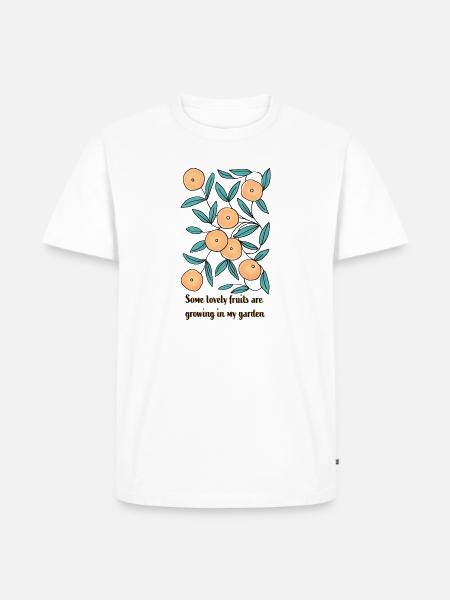 Some Lovely Fruits - Männer Premium Bio T-Shirt - Weiß