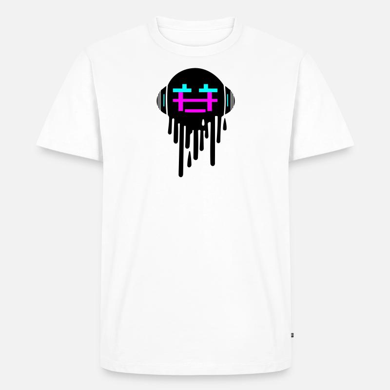 Blobby - Männer Premium Bio T-Shirt - Weiß