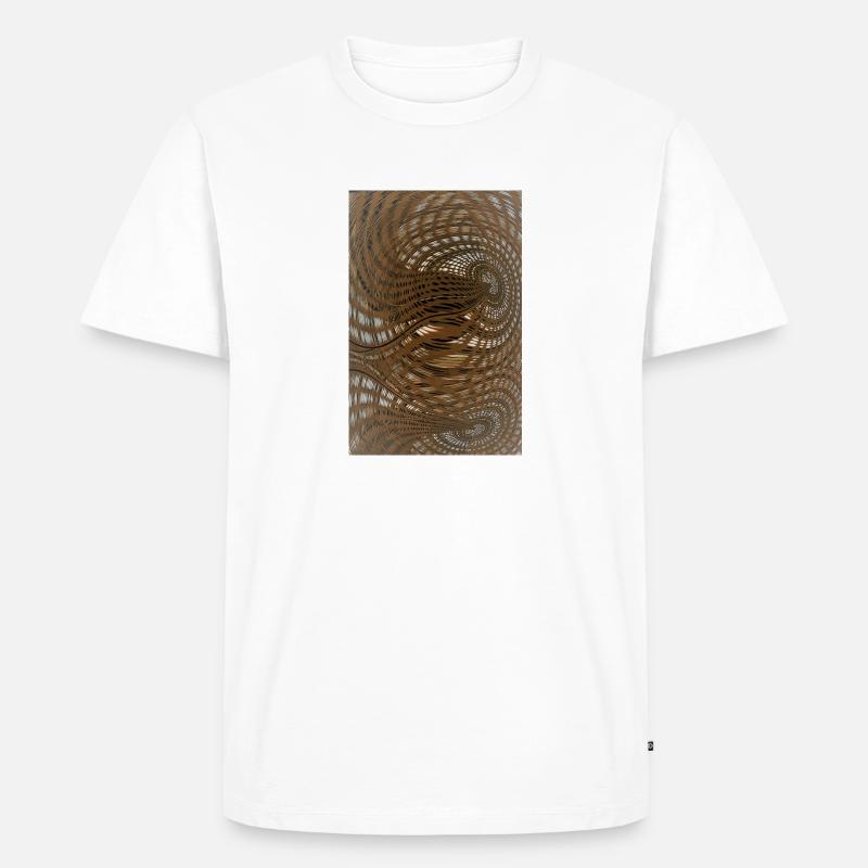 Collection Pattern - Männer Premium Bio T-Shirt - Weiß