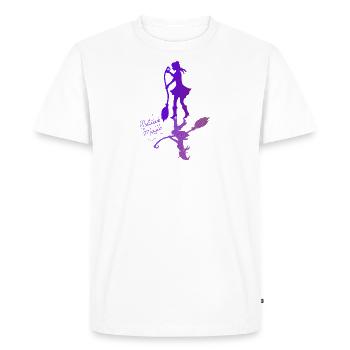 Croire à la magie sorcière - violet - T-shirt Premium bio Homme - blanc - Devant - Nico (187cm)