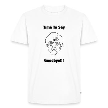 Angie Time To Say Goodbye - T-shirt Premium bio Homme - blanc - Devant - Nico (187cm)