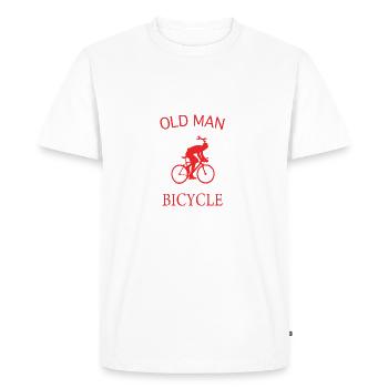 Bicycle Hell - T-shirt Premium bio Homme - blanc - Devant - Nico (187cm)