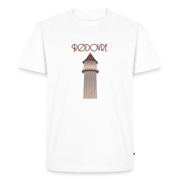 Rødovre water tower - Men's Premium Organic T-Shirt - white - Front - Nico (187cm)