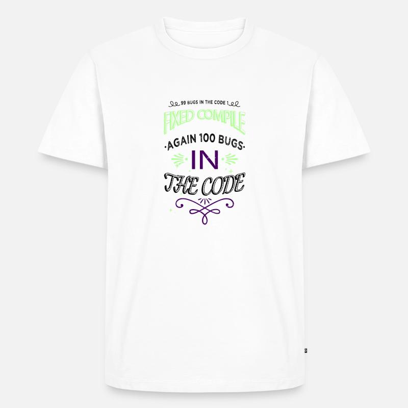 c sharp programming - Männer Premium Bio T-Shirt - Weiß