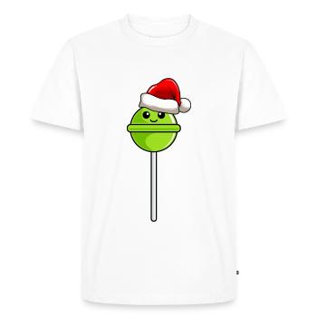 Lollipop Christmas Comic Noël - T-shirt Premium bio Homme - blanc - Devant - Nico (187cm)