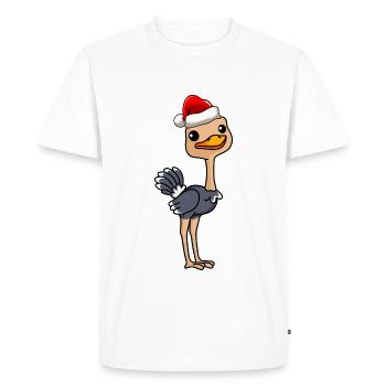 Bouquet BD Noël - T-shirt Premium bio Homme - blanc - Devant - Nico (187cm)
