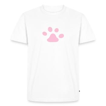 Right cat paw right cat paw jelly beans - Men's Premium Organic T-Shirt - white - Front - Nico (187cm)