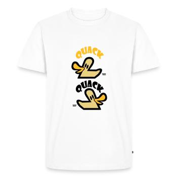 Charlatan - T-shirt Premium bio Homme - blanc - Devant - Nico (187cm)