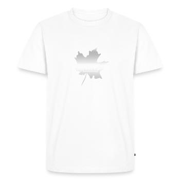 Autumn for Filip Filip Maple Leaf - Men's Premium Organic T-Shirt - white - Front - Nico (187cm)
