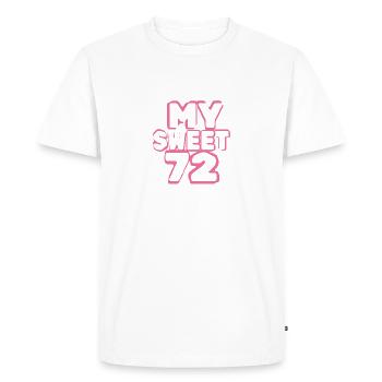 72 - T-shirt Premium bio Homme - blanc - Devant - Nico (187cm)