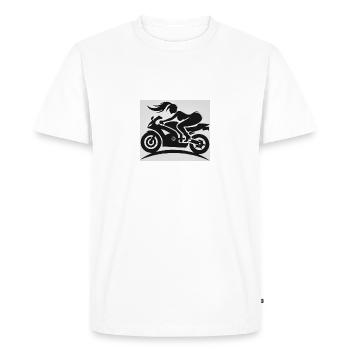 Moto3 - T-shirt Premium bio Homme - blanc - Devant - Nico (187cm)