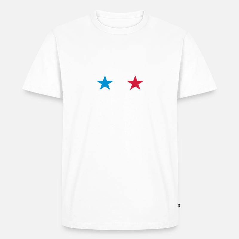 frankreich - Männer Premium Bio T-Shirt - Weiß