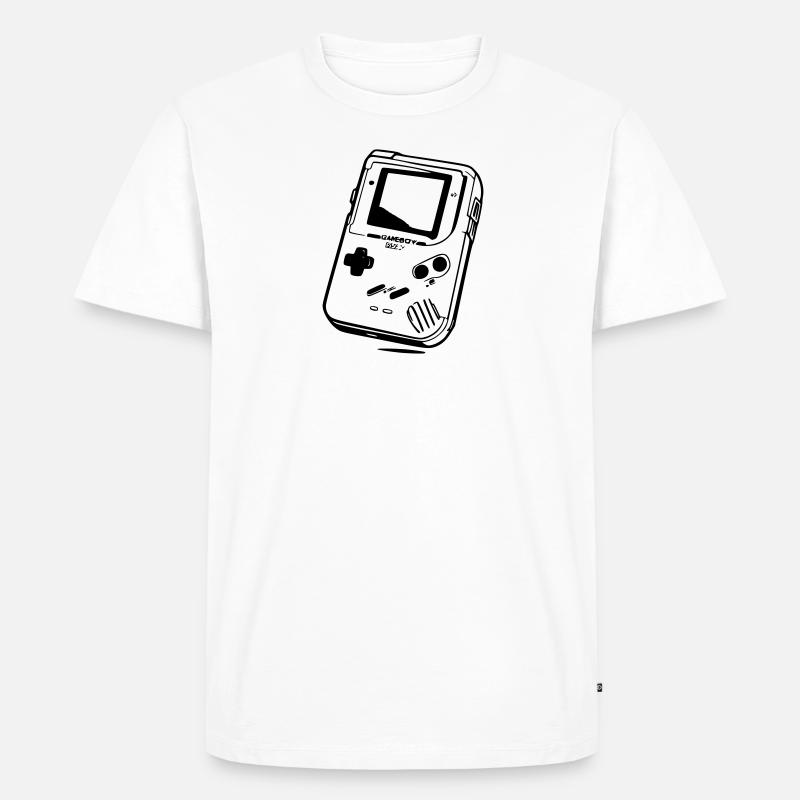 Game Boy - Männer Premium Bio T-Shirt - Weiß