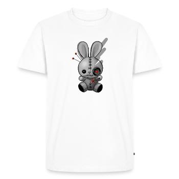 Bad Rabbit - Men's Premium Organic T-Shirt - white - Front - Nico (187cm)