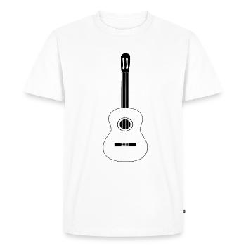 Guitar Music Icons Gift Guitarist Musician - Men's Premium Organic T-Shirt - white - Front - Nico (187cm)