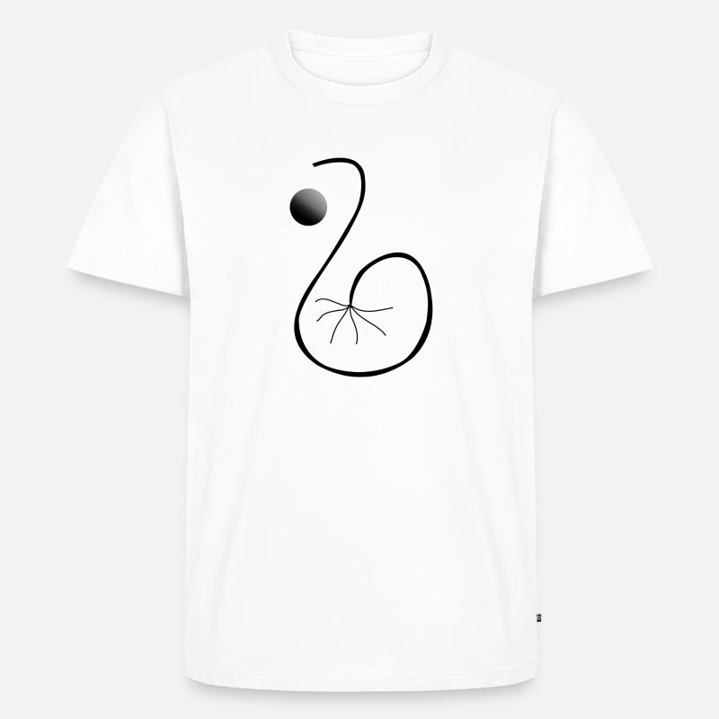 octapus version 03 - Männer Premium Bio T-Shirt - Weiß