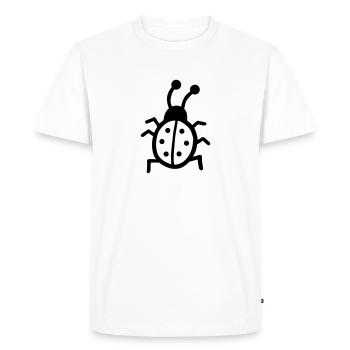 Coccinelle - T-shirt Premium bio Homme - blanc - Devant - Nico (187cm)