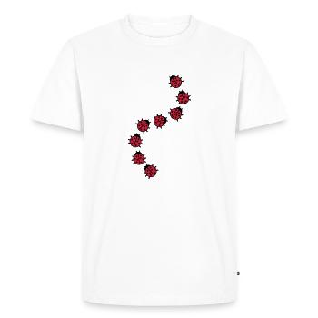 Ladybug - Men's Premium Organic T-Shirt - white - Front - Nico (187cm)