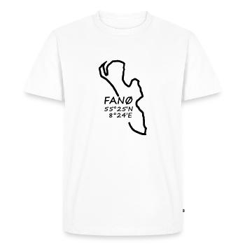 fanoe gps - T-shirt Premium bio Homme - blanc - Devant - Nico (187cm)