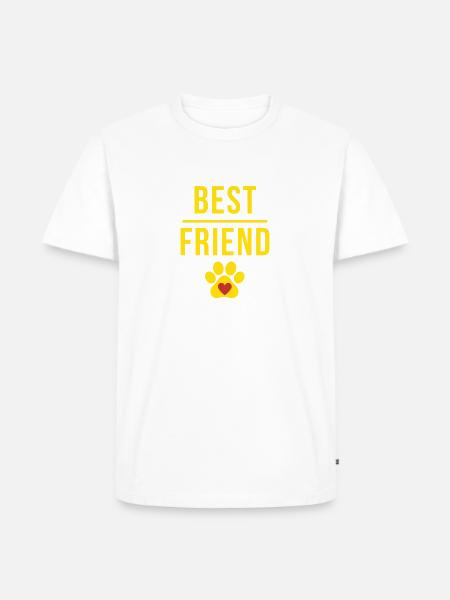 Best friend dog lover - Männer Premium Bio T-Shirt - 
